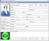 Création d'une fiche de contact