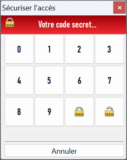 Sécurisation temporaire par digicode